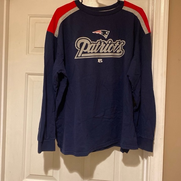 New England Patriots NFL Team Apparel Long Sleeve Shirt Men’s Size XL - Picture 1 of 4